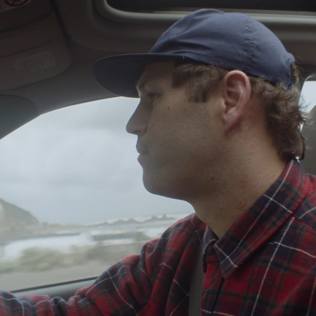 Man driving